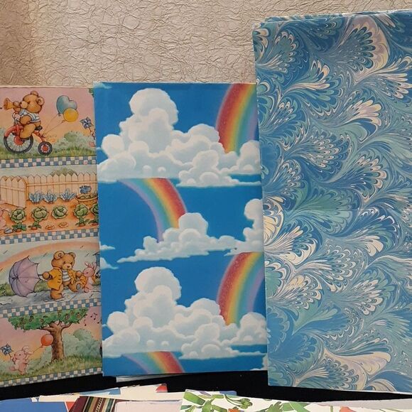 Vintage wrapping paper lot - Picture 4 of 4